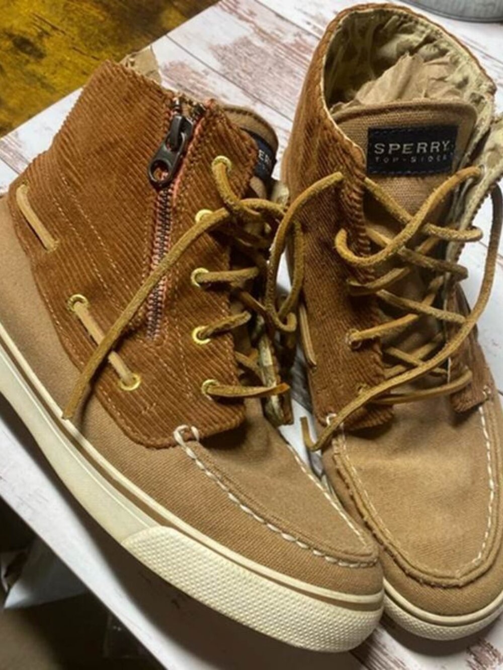 Sperry High Top-Siders Boots Sz 9